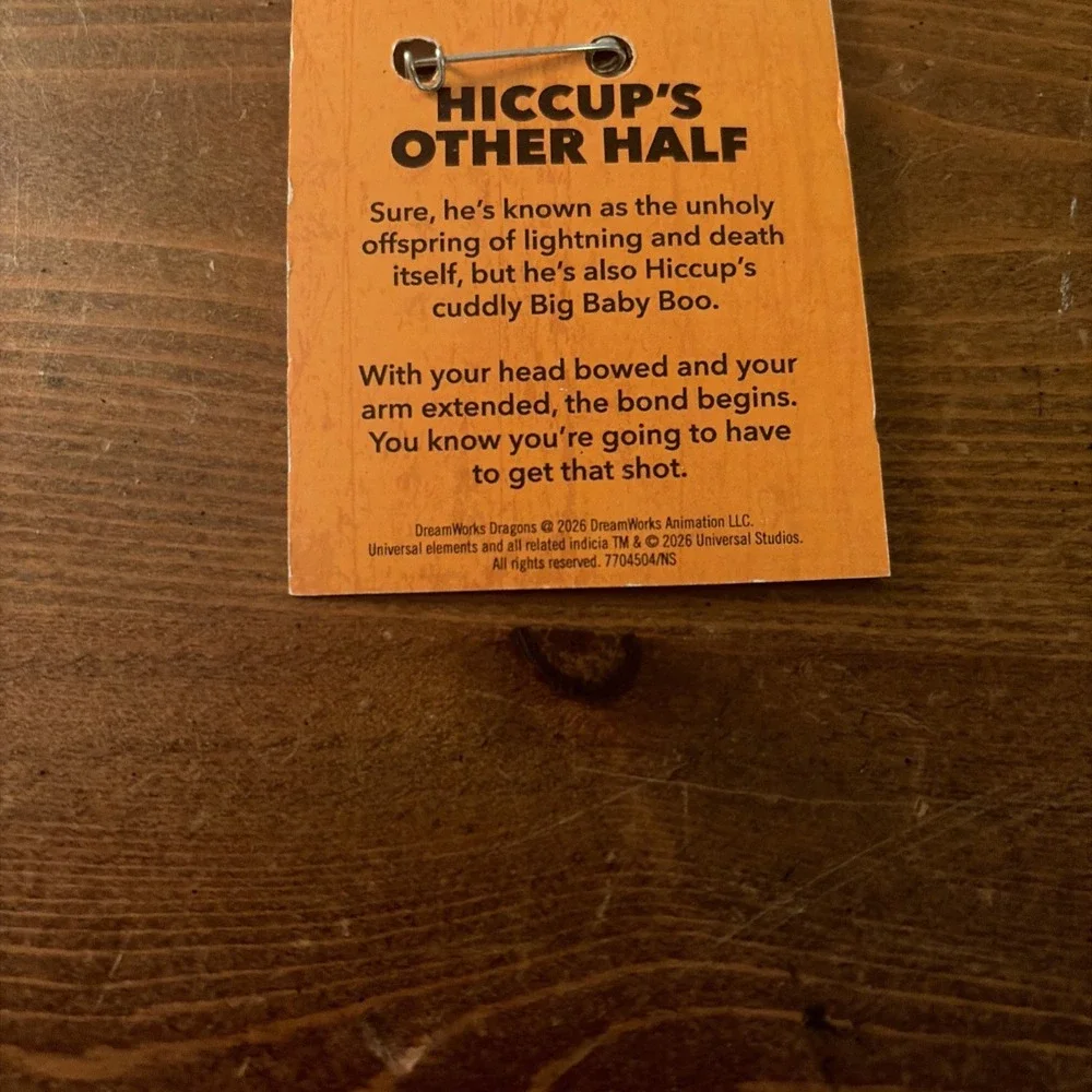 New UOAP‎ Toothless Pin Button Universal Orlando Passholder Epic Isle of Berk